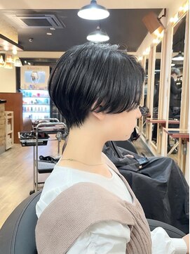 エイト プラット 渋谷2号店(EIGHT plat) 黒髪前下がりマッシュショート　5/19