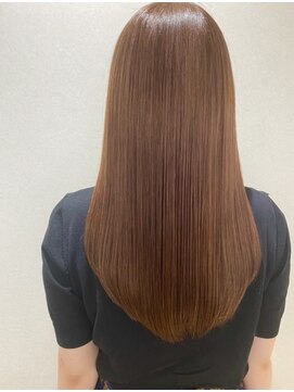 ジーナ 本八幡(Zina) 髪質改善＊柔らかストレートベージュカラー【Zina 本八幡】