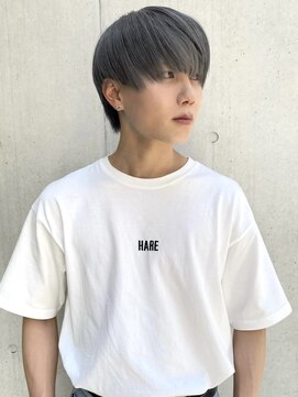 エイトメン 博多店(EIGHT MEN) 韓国風ナチュラルマッシュ × グレーシルバー