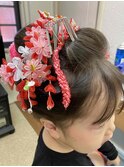 日本髪　女児3歳