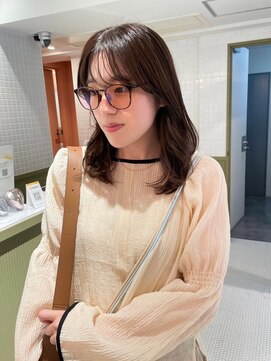 エミィ(emme) 【emme×石崎 】サイドバングうる艶髪/くびれヘア/ナチュラル