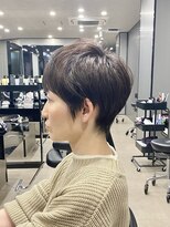 ハルキ ミナト ジャパン オオサカ(HARUKI MINATO japan OSAKA)&nbsp;40代50代小顔似合わせカットくびレイヤーエモージュ大人可愛い