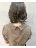 [kichi.] レイヤーロブ×オリーブベージュ