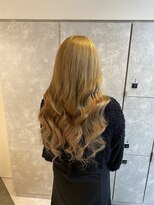 ガルボヘアー 名古屋栄店(garbo hair)&nbsp;#名古屋#栄#プルエクステ#ハイトーン#ロング#ブロンド#10代#20代