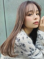 ネオリーブ アンド 渋谷店(Neolive &)&nbsp;イメチェン/ホワイトブロンド/外ハネボブ/美髪/ワイドバング