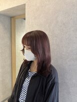 エマ 日吉(emma)&nbsp;【emma小濱】ミディアムレイヤー×ピンクカラー