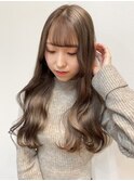 20代30代40代ストレートミルフィーユカラー寒色系透明感美肌