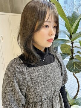 ナナローネス(nana loness) レイヤーボブ レイヤーカット ミディアムヘア  くびれヘア