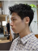刈り上げないベリーショート/メンズカット/ニュアンスパーマ