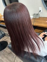 トゥルートラストトロワー 須玉店(True Trust trois)&nbsp;大人可愛い20代30代40代ナチュラルストレート ピンクカラー