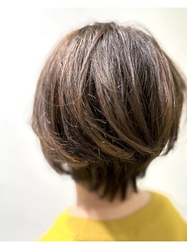 美容室 スタジアム(Stadium) 髪質改善　ひし形　ショートウルフ