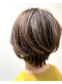 髪質改善 ひし形 ショートウルフ