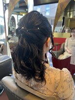 グリッツ (GLITZ) ハーフアップ