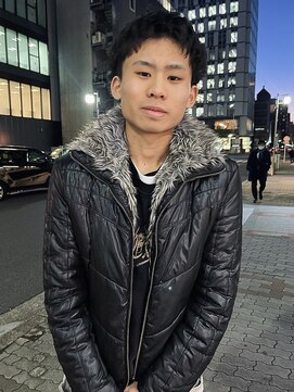 ヌープヘアーアイス(NUUP.hair ici) men's/ピンパーマスパイキーショートパーマビジネスヘア