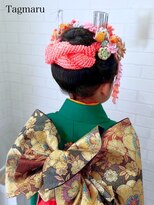タグマル&nbsp;7歳七五三新日本髪☆お電話かLINEにて事前予約必須！