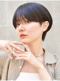 20代.30代美髪イメチェン似合わせカットフルバング斜めバング