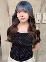 ソル ジングウマエ(SOL JINGUMAE)&nbsp;mayu/くすみ/ペールブルー水色ココアブラウンルーツデザイン