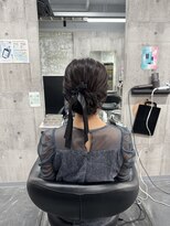 コワファースト長崎シャンプーボーイ 2nd(COIFF1RST 長崎 SHAMPOO BOY)&nbsp;ヘアセット お呼ばれアレンジ シニヨン