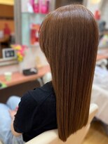 ヘアーメイク ツインズ(Hair Make TWINS) 透け感カッパーベージュイルミナカラー