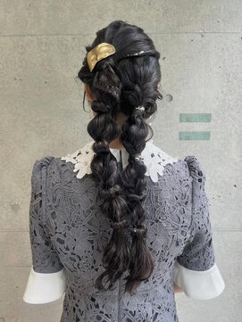 キャロルガーデンズ ボコカ 表参道(Carroll Gardens bococa) 【kacho】ヘアアレンジ　結婚式ヘア