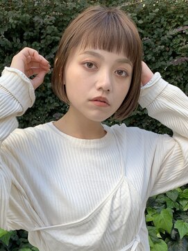 キビト(kibito) “ミニボブ×オン眉フルバング／タッセルボブ” 大西真人