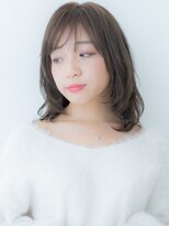 モッズヘア 上尾西口店(mod's hair) 黒髪ダークアッシュ小顔バタフライカットレイヤーX上尾30代40代