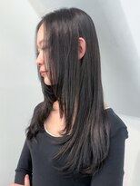 アイティー バイ アルバム 浦和店(IT by ALBUM)&nbsp;韓国ヘアココアベージュ顔周りレイヤーロング_ba573522