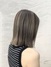 【☆5月末まで尾崎限定☆】脱白髪染めデザインカラー(ポイントブリーチ)