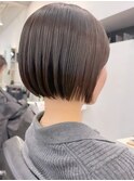 ボブ前髪なし切りっぱなしボブタッセルボブレイヤーボブ大人ボブ