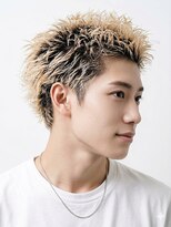 ノイセルヘアー(Noisyle Men's hair) リバースセンターパート/ニュアンスパーマ/ダウンバング/MEN'S