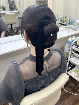 京都ヘアセット着付け専門サロン 夢館 五条店(yumeyakata) きれいめカチモリシニヨン