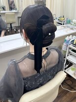 京都ヘアセット着付け専門サロン 夢館 五条店(yumeyakata) きれいめカチモリシニヨン