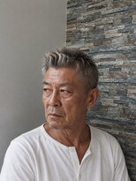 アース 熊本嘉島店(HAIR&MAKE EARTH)&nbsp;白髪ぼかしで清潔感アップ！大人のアップバングショート