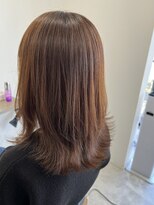 ザボヘアーデザイン(ZABO hair design) ネオウルフ×暖色カラー