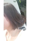 ワンカールパーマ×Aラインボブ