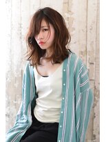 アダムスブォーノ(adamsbuono)  【adams buono】　おしゃれミディー×ハイライトstyle　ユリ