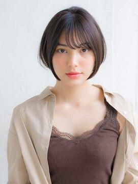 ルティア(Lutia) シースルーバング グレージュ