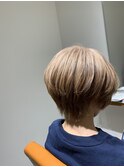 ベージュショート