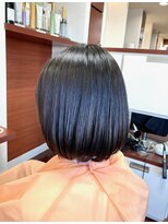 ホワイトストーン WHITE STONE 酸性ストレート　ボブ　縮毛矯正　髪質改善　ダメージレス