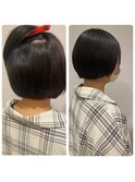LOOC式ダメージレス縮毛矯正×こなれヘア