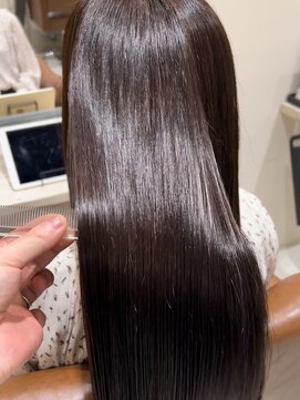 フレーム へアアンドトリートメント 天王寺北口店(FRAME) [FRAME 天王寺北口店] 艶カラー透け感ブラウン