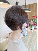 大人可愛い丸みショート◇20代30代40代