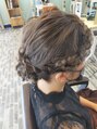 アグ ヘアー ピース 浜松高丘店(Agu hair peace) 前髪をフィッシュボーンで編みおろし★