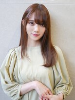 アース 三軒茶屋店(HAIR&MAKE EARTH) 三軒茶屋_レディース_ロング_ストレート_ブラウン_髪質改善_小顔