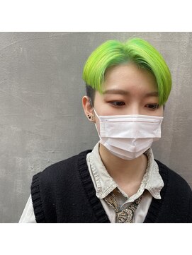 テーラヘアー 幕張本郷店(TELA HAIR) 蛍光☆刈り上げショート