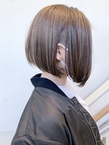 モリオ フロム ロンドン 成増店&nbsp;【morio成増 セリザワ】切りっぱなしボブ ハイライトカラー