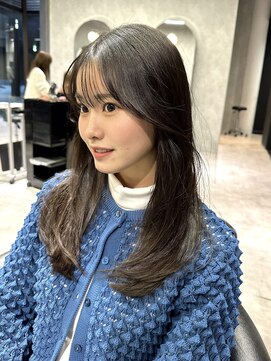 シティ(CITY) レイヤーカット カーテンバング 表参道 韓国ヘア