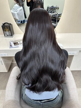 ドロシー 郡山桑野店(Dorothy) イメチェンハッシュカットフルバング似合わせレッドブラウン