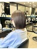 ぱつっとボブ 20代30代40代ヘア 小顔 大阪ボブ 梅田