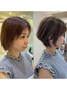 マージュ ギンザ(marju GINZA) 30代に似合うハイライト×シフォンショート